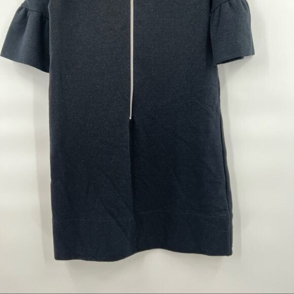 French Connection Bell sleeve shift dress black size 4 RN 53372 - Picture 6 of 9